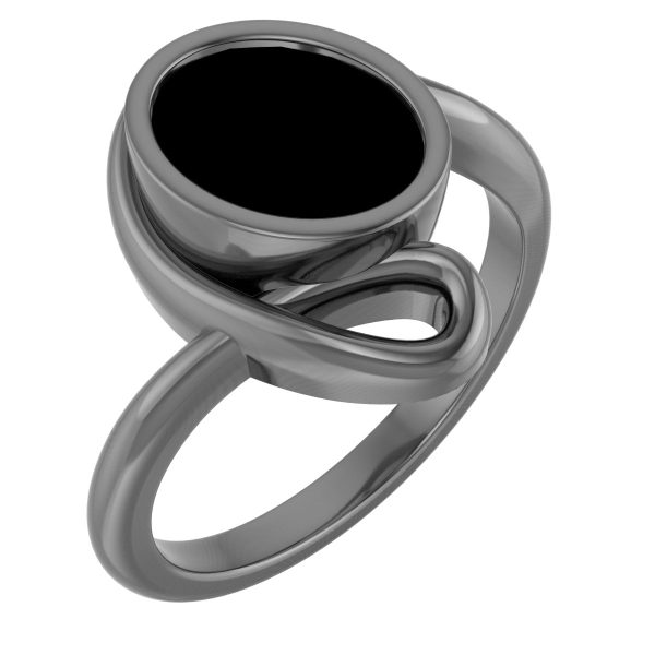 Sterling Silver  Lab-Grown Emerald Ring