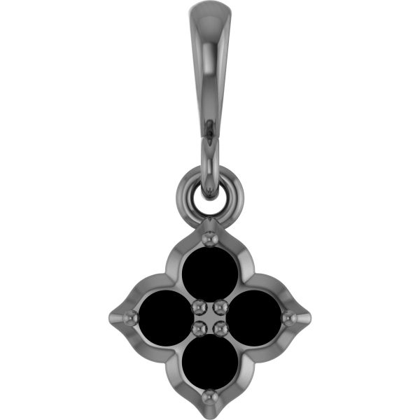 Sterling Silver Lab-Grown Ruby Pendant