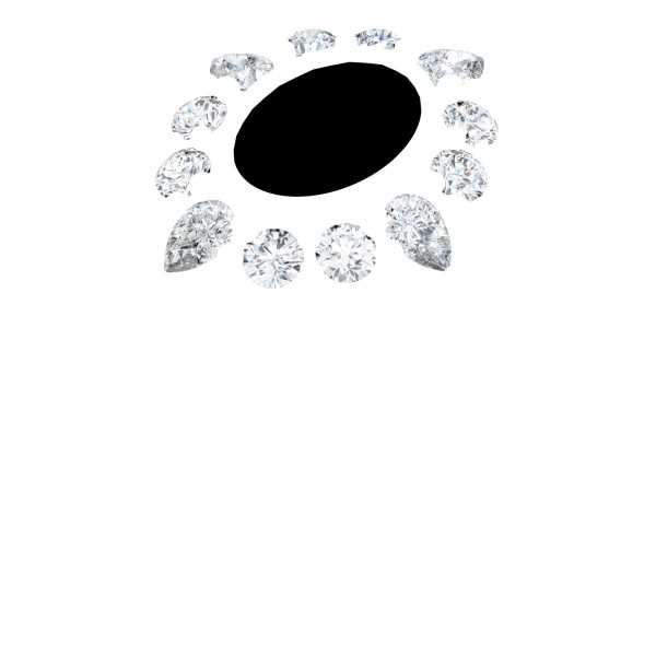 Platinum Natural Pink Tourmaline & 3/8 CTW Lab-Grown Diamond Halo-Style Ring