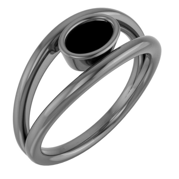 Platinum Natural Blue Sapphire Ring