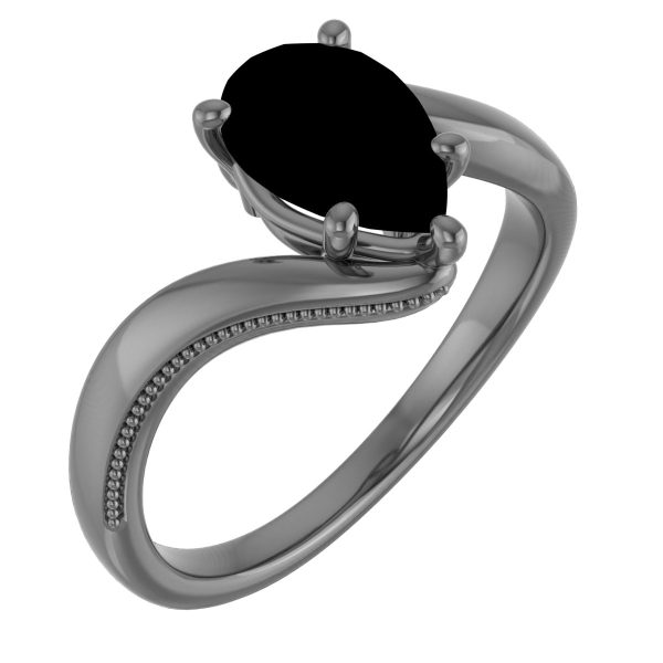 Platinum Natural Peridot Ring